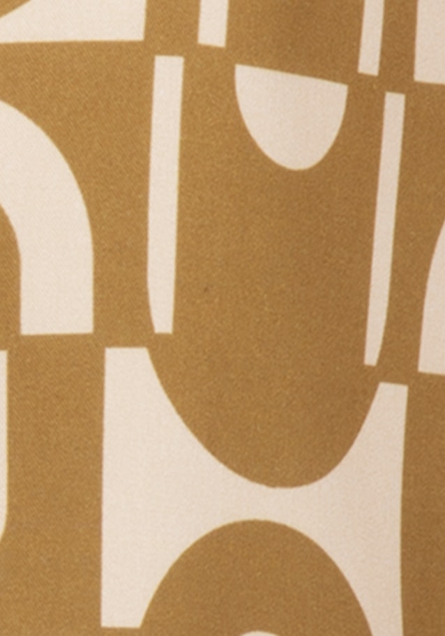 Regular Stehkragenbluse Druck in Grün |  Seidensticker Onlineshop