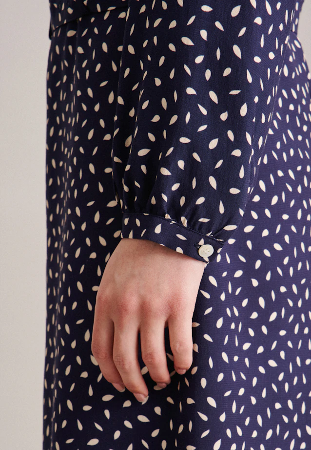 Robe Imprimé in Bleu Foncé |  Seidensticker Onlineshop