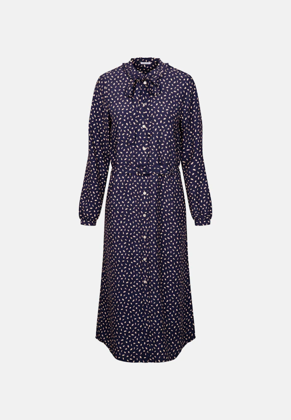 Robe Imprimé in Bleu Foncé |  Seidensticker Onlineshop
