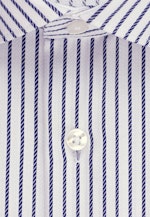 Shaped Business Hemd Streifen in Mittelblau |  Seidensticker Onlineshop