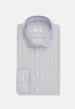 Shaped Business Hemd Streifen in Mittelblau |  Seidensticker Onlineshop