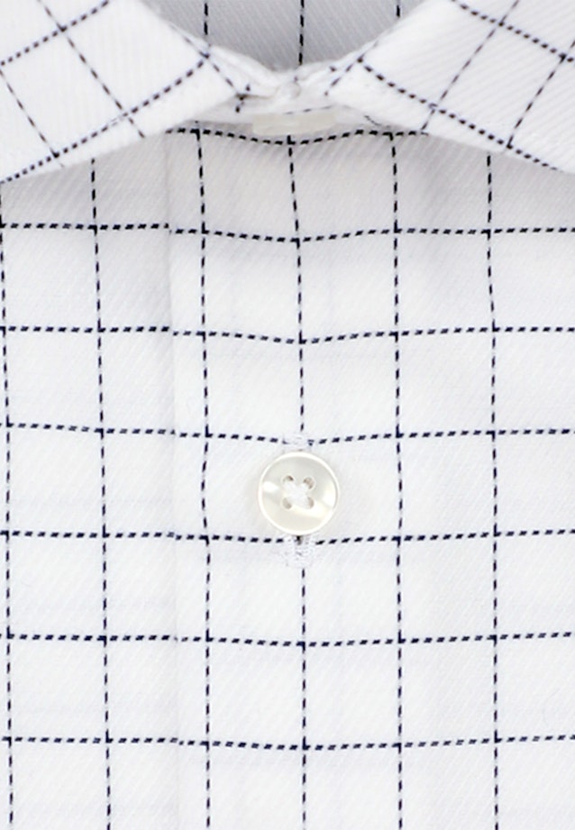 Non-iron Twill Business overhemd in Shaped with Kentkraag in Middelmatig Blauw |  Seidensticker Onlineshop