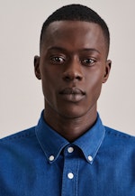 Regular Casual shirt Uni in Medium Blue |  Seidensticker Onlineshop