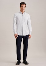 Twill Casual Hemd in Regular mit Button-Down-Kragen in Hellblau |  Seidensticker Onlineshop