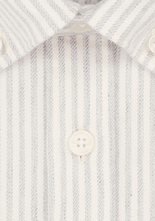 Regular Casual Hemd Streifen in Grau | Seidensticker Onlineshop