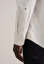 Chemise casual in Regular with Col Boutonné in Gris |  Seidensticker Onlineshop