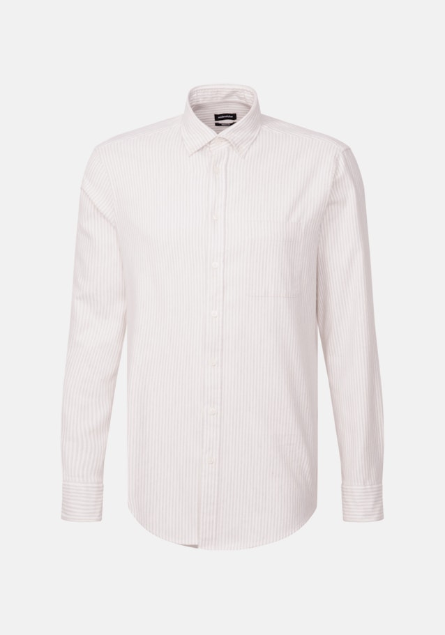 Regular Casual Hemd Streifen in Grau | Seidensticker Onlineshop