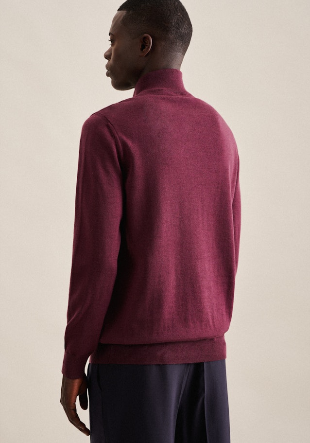 Stehkragen Pullover Regular in Rot | Seidensticker Onlineshop