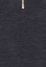Regular Quarter Zip, Pullover Uni in Grau |  Seidensticker Onlineshop