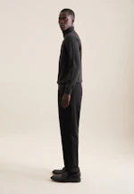 Stehkragen Quarter Zip Uni, in Grau |  Seidensticker Onlineshop