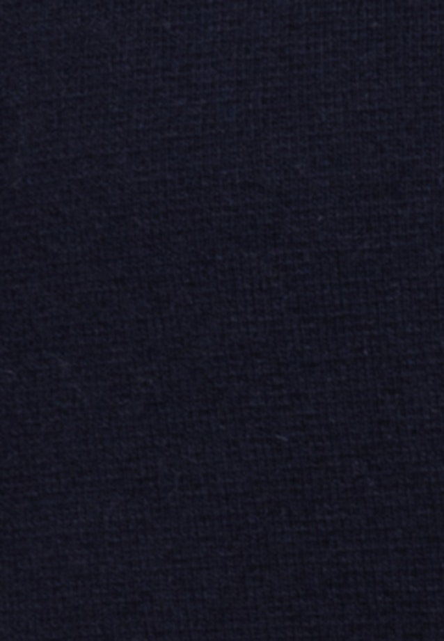 Cardigan En Maille Gerader Schnitt (Normal-Fit) Manche Longue in Bleu Foncé |  Seidensticker Onlineshop