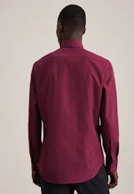 Slim Chemise en flanelle Uni in Rouge |  Seidensticker Onlineshop