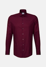 Slim Flanellhemd Uni in Rot |  Seidensticker Onlineshop
