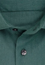 Slim Flanellhemd Uni in Grün |  Seidensticker Onlineshop
