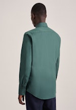 Slim Flanellhemd Uni in Grün |  Seidensticker Onlineshop
