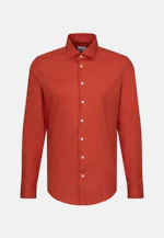 Slim Flanellhemd Uni in Orange |  Seidensticker Onlineshop