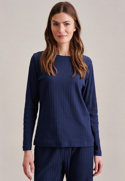 Regular Pyjamas Uni in Dark Blue |  Seidensticker Onlineshop