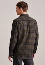 Regular Casual Hemd Karo in Grün |  Seidensticker Onlineshop