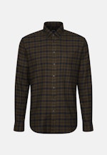 Regular Casual Hemd Karo in Grün |  Seidensticker Onlineshop