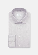 Shaped Flanellhemd Uni in Grau |  Seidensticker Onlineshop