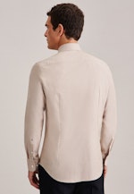 Shaped Flanellhemd Uni in Braun |  Seidensticker Onlineshop