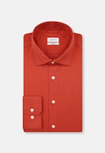 Shaped Flanellhemd Uni in Orange |  Seidensticker Onlineshop