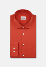 Shaped Flanellhemd Uni in Orange |  Seidensticker Onlineshop