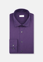 Shaped Flanellhemd Uni in Lila |  Seidensticker Onlineshop