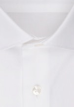 Shaped Chemise en flanelle Uni in Blanc |  Seidensticker Onlineshop