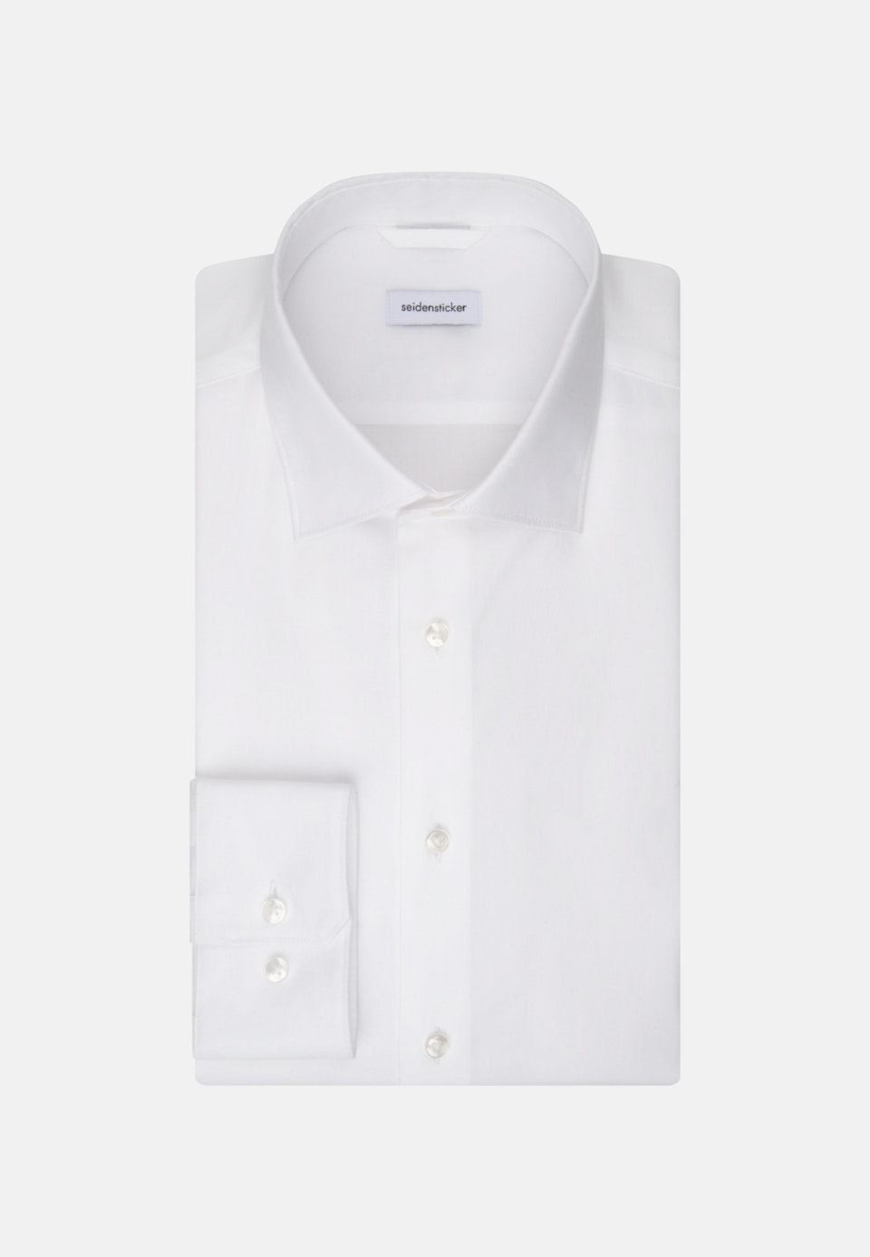 Flanellhemd Shaped in Weiß |  Seidensticker Onlineshop