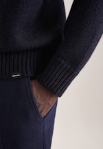 Crew Neck Pullover in Dark Blue |  Seidensticker Onlineshop