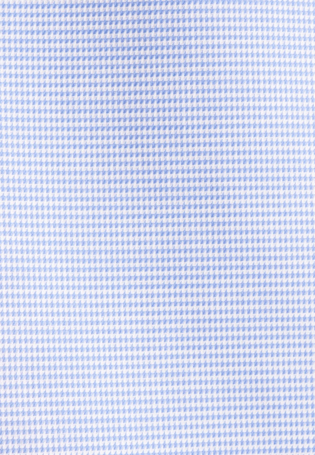 Slim Business Hemd Struktur in Mittelblau |  Seidensticker Onlineshop
