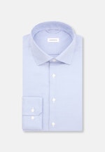 Slim Business Hemd Struktur in Mittelblau |  Seidensticker Onlineshop