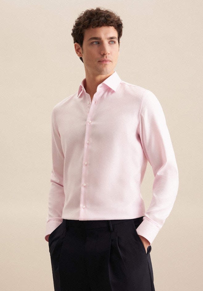 Slim Chemise d'affaires Structure dans Rose Fuchsia | Boutique en ligne Seidensticker