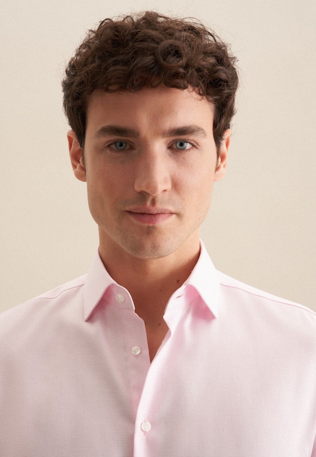 Slim Business shirt Structure in Pink |  Seidensticker Onlineshop