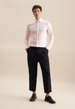 Slim Business Hemd Struktur in Rosa |  Seidensticker Onlineshop