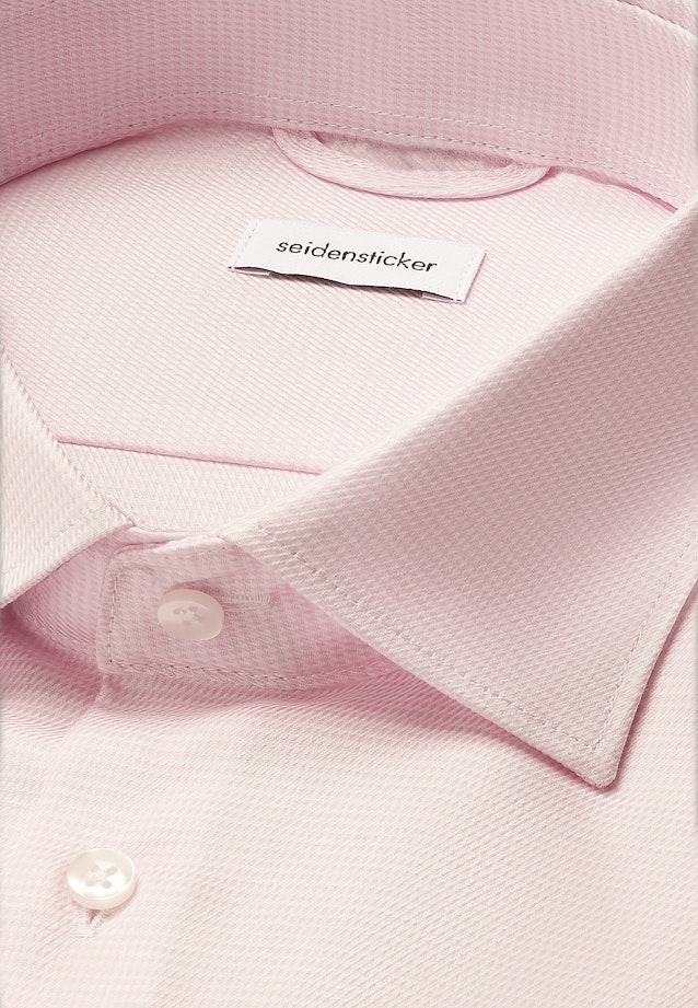Slim Business Hemd Struktur in Rosa |  Seidensticker Onlineshop