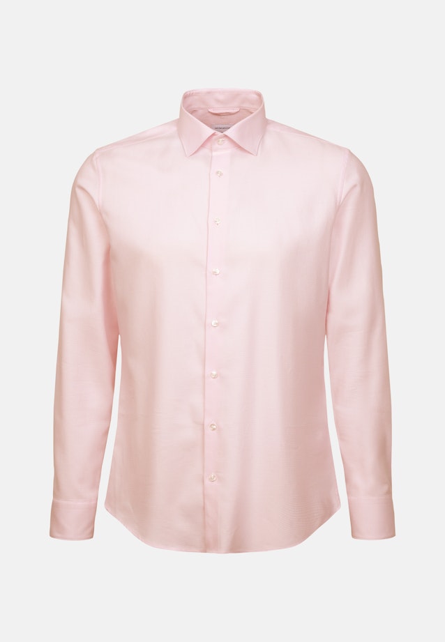 Slim Business Hemd Struktur in Rosa |  Seidensticker Onlineshop