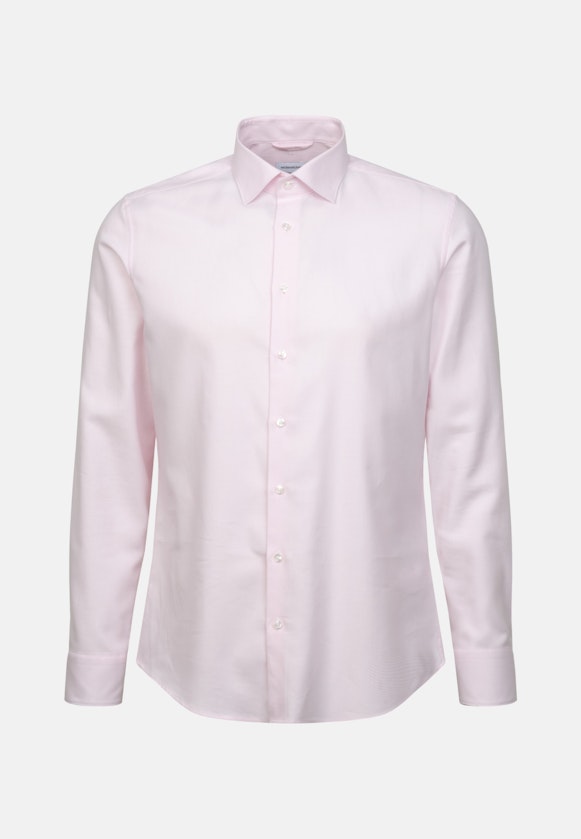 Non-iron Structure Business Shirt in Slim with Kent-Collar in Pink |  Seidensticker Onlineshop