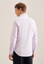 Chemise d'affaires Slim sans repassage Col Kent in Lilas |  Seidensticker Onlineshop