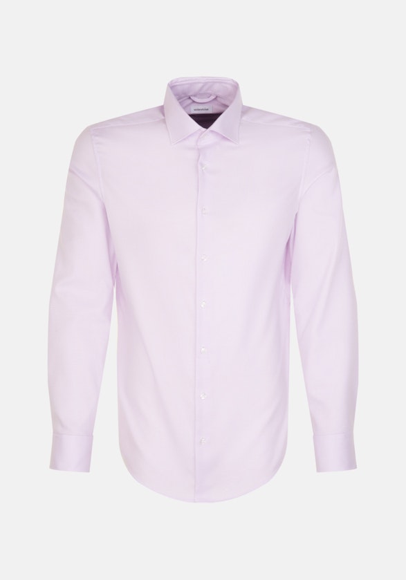 Non-iron Structure Business Shirt in Slim with Kent-Collar in Purple |  Seidensticker Onlineshop