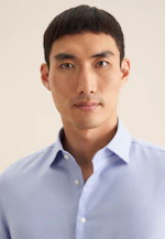 Shaped Business shirt Structure in Light Blue |  Seidensticker Onlineshop
