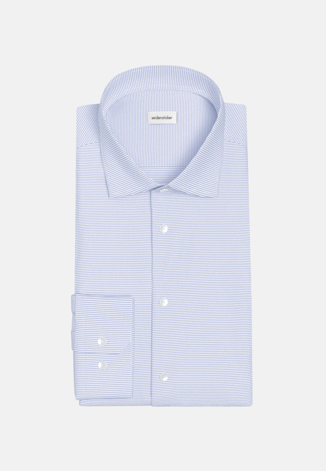 Shaped Chemise d'affaires Structure in Bleu Moyen |  Seidensticker Onlineshop