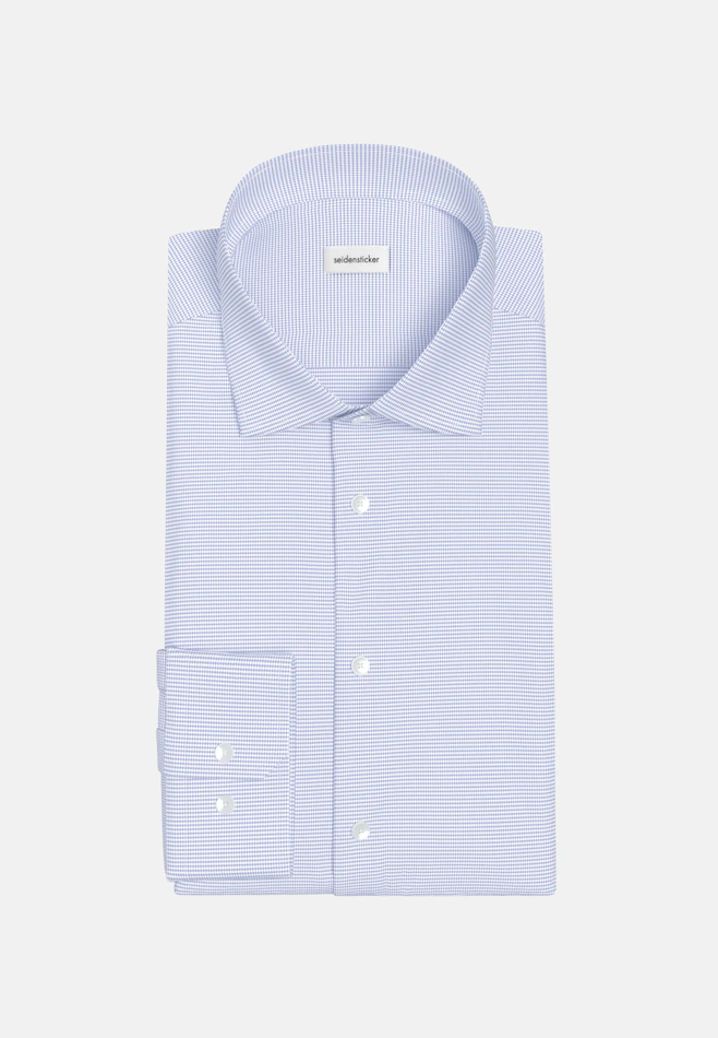 Shaped Chemise d'affaires Structure dans Bleu Moyen | Boutique en ligne Seidensticker