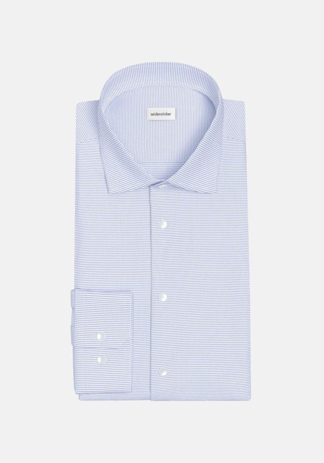 Shaped Chemise d'affaires Structure dans Bleu Moyen | Boutique en ligne Seidensticker