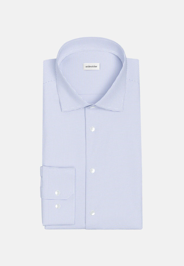 Shaped Business shirt Structure in Light Blue |  Seidensticker Onlineshop