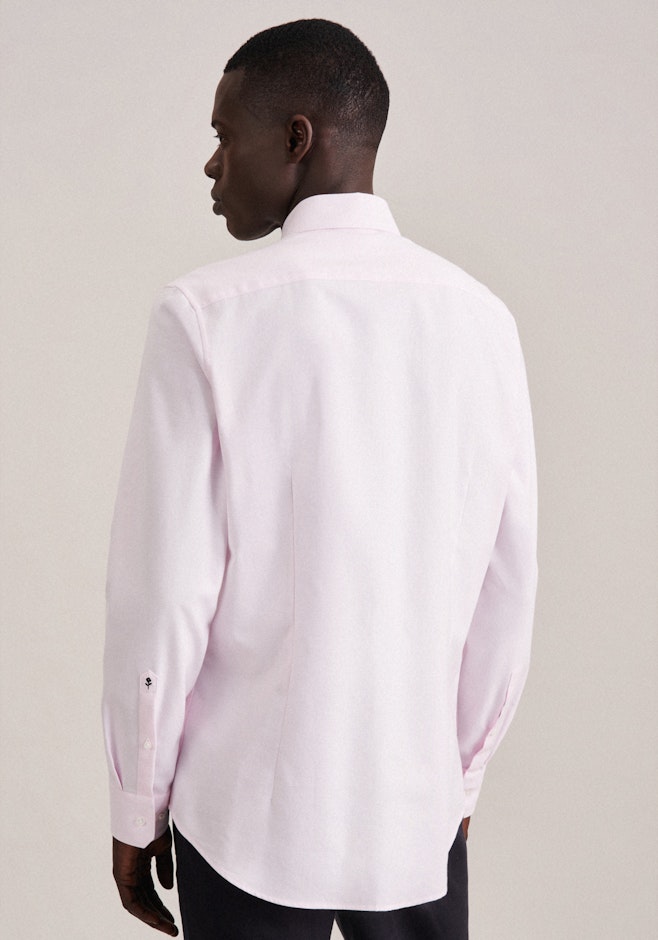 Shaped Business Hemd Struktur in Rosa | Seidensticker Onlineshop