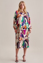 Grande taille Crew Neck Dress in Ecru |  Seidensticker Onlineshop