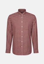 Regular Casual Hemd Karo in Orange |  Seidensticker Onlineshop