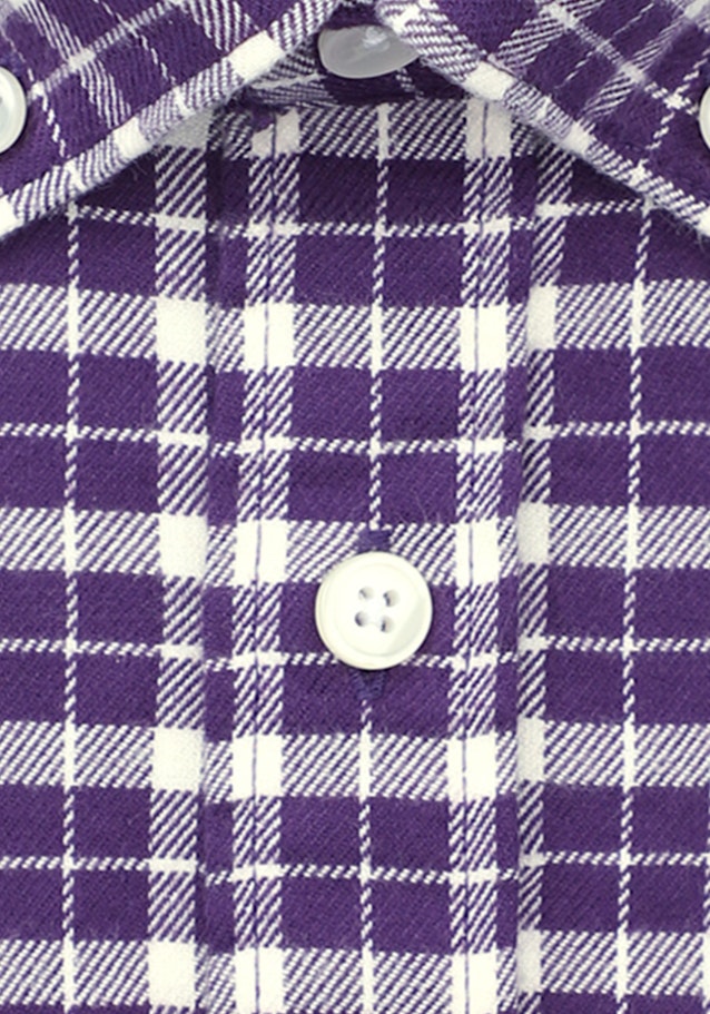 Chemise casual in Regular with Col Boutonné in Lilas |  Seidensticker Onlineshop